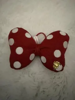 ディズニー　ミニー　赤リボン