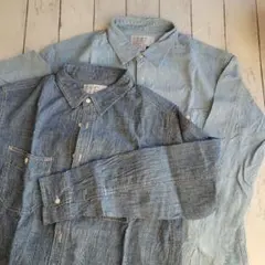 デニムシャツ 2枚セット Lサイズ