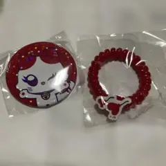 ME:I 石井蘭 缶バッジ＆スプリングゴムセット