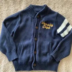 ベビーギャップ 刺繍などデザイン◎ ニットカーディガン ブラナンカーディガン95