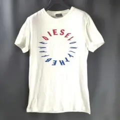 DIESEL ディーゼル ロゴ プリント Tシャツ ホワイト S