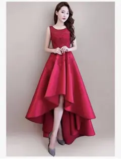 パーティードレス 赤