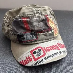 Walt Disney World キャップ カーキ　フリーサイズ　美品！
