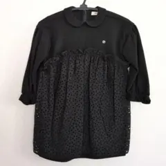 【美品】FITH ブラック ワンピース 110