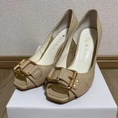 DIANA ダイアナ オープントゥパンプス　22.5cm