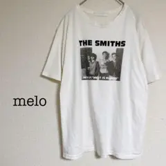 melo〈L〉THE SMITHS バンドTシャツ プリントT ロックT 透け感