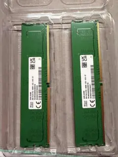 SK hynix DDR5 UDIMMメモリー 16GB(8GB×2)