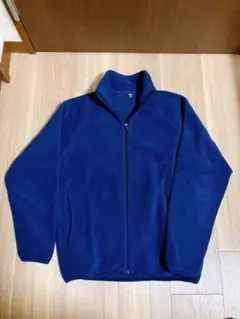 【美品】UNIQLO ユニクロ ブルー フリース フリースジャケット フルジップ