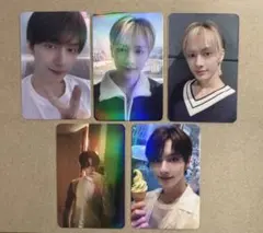 ジュン 虹光トレカ5枚セット　SEVENTEEN  Jun★02