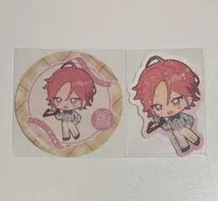 桜河こはく アニカフェ 特典 コースター ステッカー 2点セット