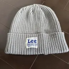 Lee ニット帽 グレー