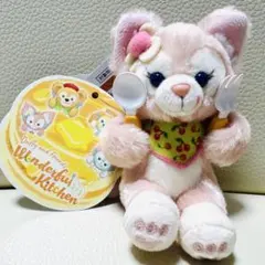 ディズニー　ダッフィー ワンダフルキッチン　リーナ・ベル　ぬいぐる　ストラップ