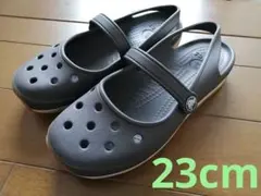 【crocs】サンダル23cm (ダークブラウン)のサムネイル