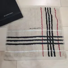 新品　BURBERRY タオルハンカチ ストライプデザイン