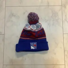 New York Rangers ニット帽 ポンポン付き