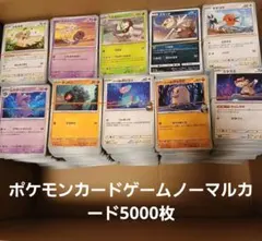 ポケモンカードゲーム引退品ノーマルカード5000枚