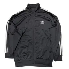 90s adidas トレフォイルロゴ トラックジャケット ブラック　ジャージ