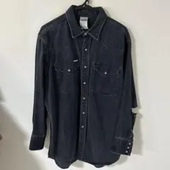 Carhartt ブラック デニムシャツ 長袖