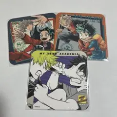 ヒロアカ コースター 3点セット 緑谷 爆豪 rivals