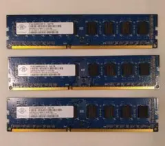 NANYA デスクトップ用PC3メモリ　DDR3 12GB（4ＧＸ3枚セット）