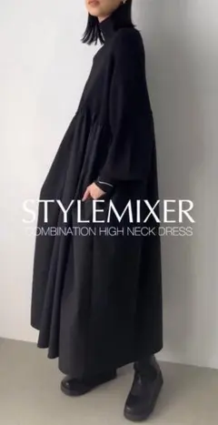 Kkcsyk様専用❨新品❩ STYLEMIXERコンビネーションハイネックワンピ