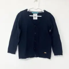 ☆匿名配送☆ZARA ネイビー Vネックカーディガン 116cm