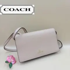 COACH ショルダーバッグ レザー ピンクベージュのサムネイル