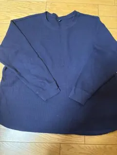 UNIQLO ワッフルクルーネックT 長袖　大きいサイズ（4L）