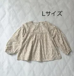 韓国子供服aladin kidsアラジンキッズ花柄長袖ブラウスL