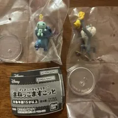 まねっこますこっと ディズニー シンバ&ラフィキ スティッチ&スクランプ