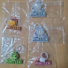 ター 「MINITEEN（ミニティーン）」 のラバーチャーム 5点(4種類)