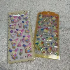 即購入可　ウサハナ　マシュマロ　ドロップジェリーシール　2枚セット　サンリオ