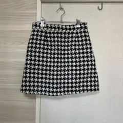 千鳥柄タイトスカート