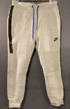 Nike グレー ジョガーパンツ サイドジッパー付き