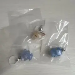 ポケピース　めじるしガチャマスコット　ポッチャマ　ニャスパー　ピチュー