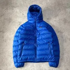 パタゴニア ハイロフト ダウンセーターフーディ ダウンジャケット S 青 ブルー