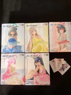 ブルーアーカイブ Yumemirize フィギュア 5種セット　おまけカード付き