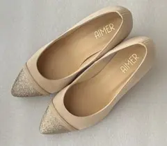 AIMERセパレートラメパンプス S