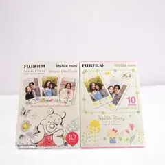 FUJIFILM / instax mini チェキフィルム プーさん キティ