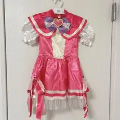ワンダフルプリキュア　変身プリチューム　120 コスチューム　　ピンク　こむぎ
