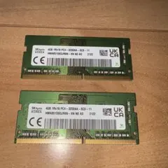 SK hynix ノートPC用メモリ 4GB 2枚セットのサムネイル