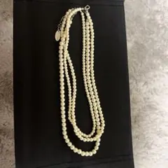 ホワイトパール 3連ネックレス