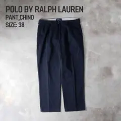 ラルフローレン 90s ポロチノ ANDREW PANT ネイビー 38