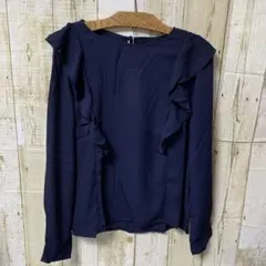 新品　Richeglamour ラッフルスリーブブラウス　Mのサムネイル