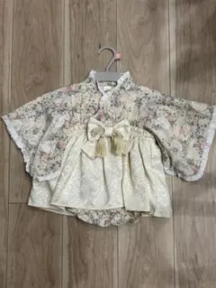 ベビー袴ロンパース　バースデイ　70cm