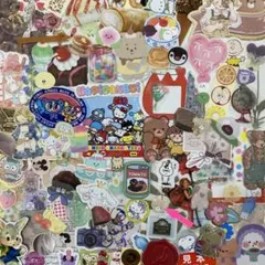 大量 フレークシール 100枚 紙モノ 紙もの おすそ分け 1