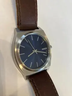 NIXON タイムテラー ホーウィンレザーベルト ネイビー文字盤 稼働品のサムネイル