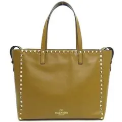 新品 VALENTINO GARAVANI ロックスタッズ トート バッグ