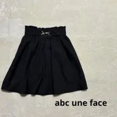 abc une face スカート　黒　地雷　ブラック