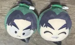 忍たま乱太郎 潮江文次郎 ぬいぐるみ フェイスバッチ